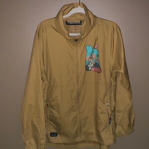Dri Duck Tan Jacket with Colorful Patch